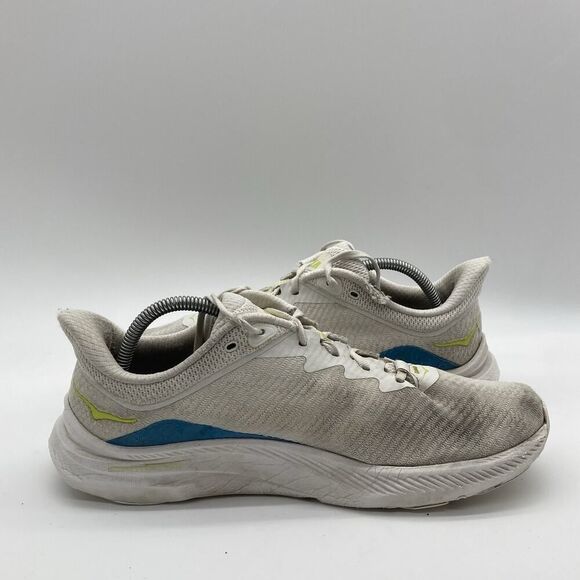 Mens Size 11D Hoka One One Solimar 1123074 BDBDB White Running Shoes Sneakers - Picture 6 of 10